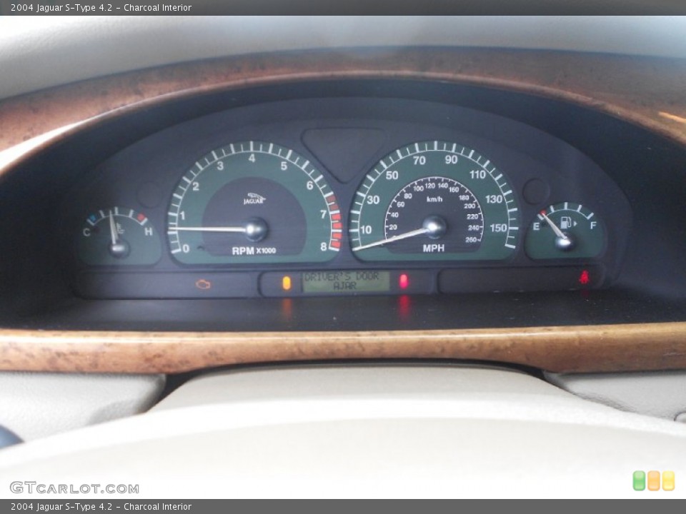 Charcoal Interior Gauges for the 2004 Jaguar S-Type 4.2 #72376500