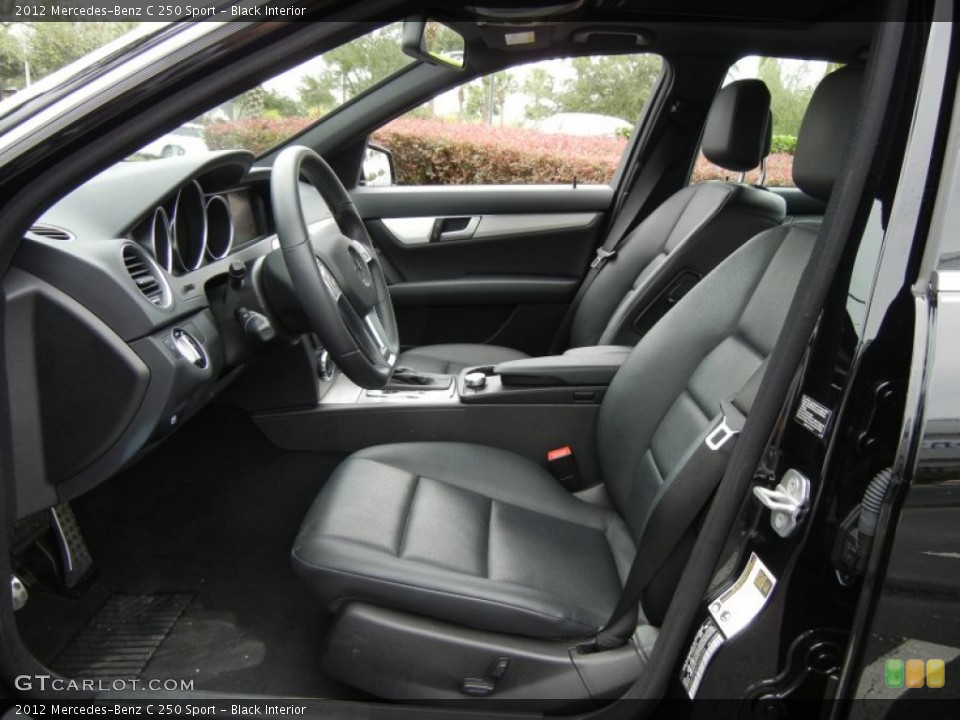 Black Interior Photo for the 2012 Mercedes-Benz C 250 Sport #72376612