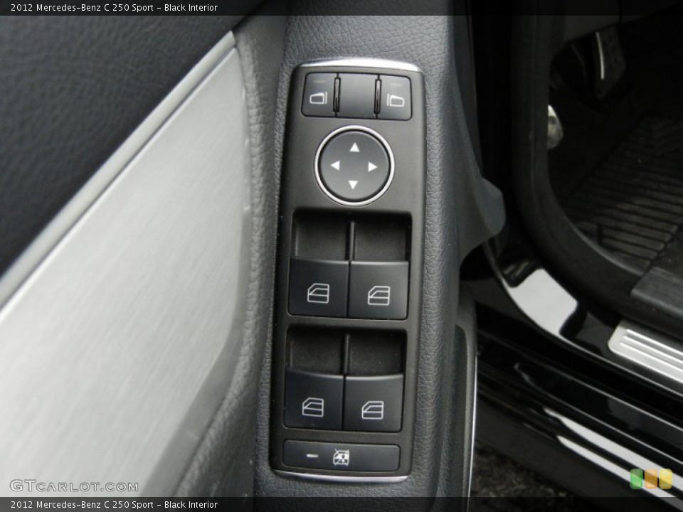 Black Interior Controls for the 2012 Mercedes-Benz C 250 Sport #72376665
