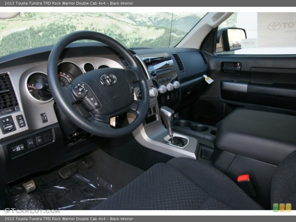 Black Interior Photo for the 2013 Toyota Tundra TRD Rock Warrior Double Cab 4x4 #72376682