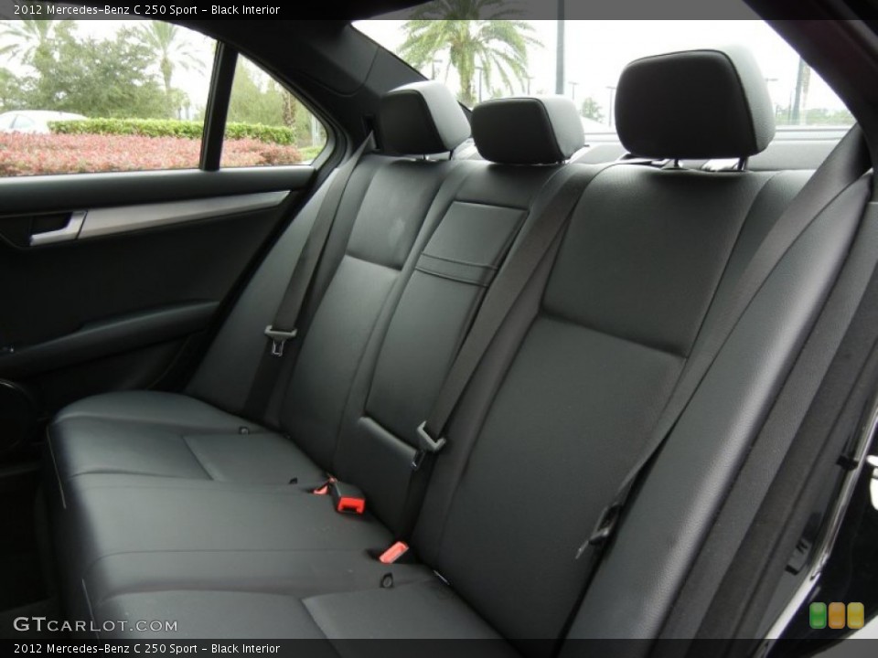 Black Interior Photo for the 2012 Mercedes-Benz C 250 Sport #72376713