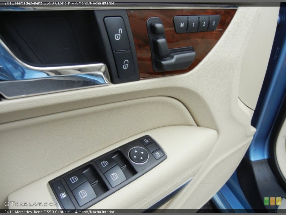 Almond/Mocha Interior Controls for the 2011 Mercedes-Benz E 550 Cabriolet #72377472
