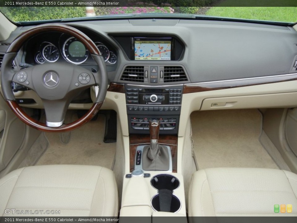 Almond/Mocha Interior Dashboard for the 2011 Mercedes-Benz E 550 Cabriolet #72377580