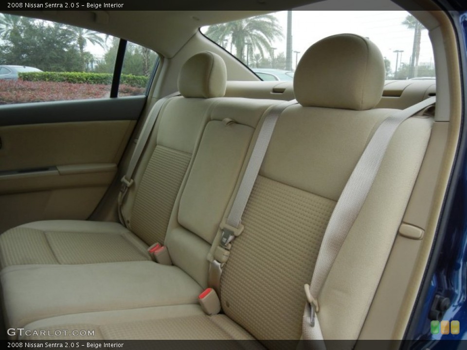 Beige Interior Photo for the 2008 Nissan Sentra 2.0 S #72378138