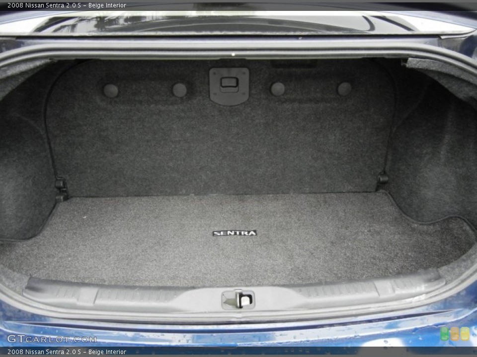 Beige Interior Trunk for the 2008 Nissan Sentra 2.0 S #72378342