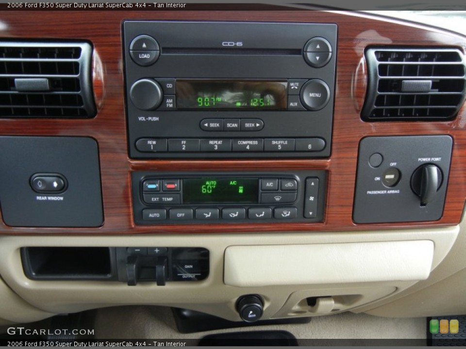 Tan Interior Controls for the 2006 Ford F350 Super Duty Lariat SuperCab 4x4 #72379539
