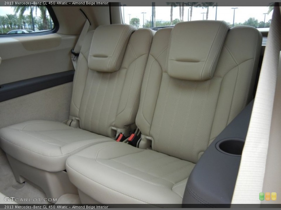 Almond Beige Interior Rear Seat for the 2013 Mercedes-Benz GL 450 4Matic #72379882