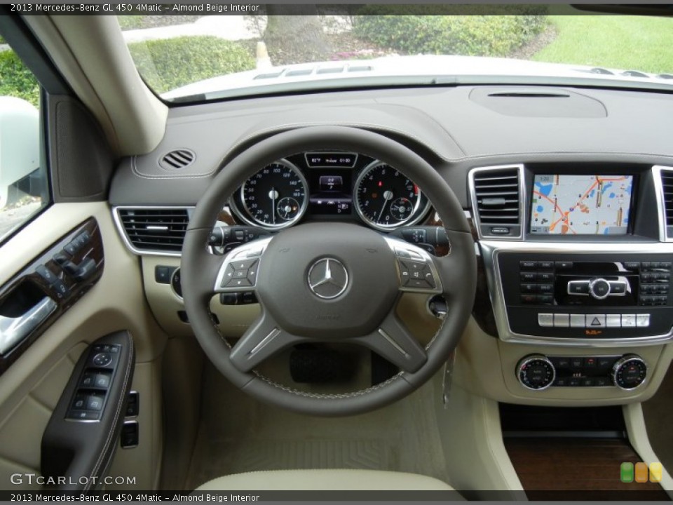 Almond Beige Interior Steering Wheel for the 2013 Mercedes-Benz GL 450 4Matic #72379957