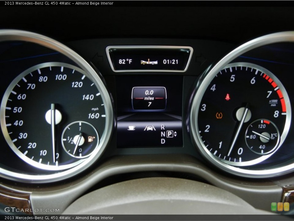 Almond Beige Interior Gauges for the 2013 Mercedes-Benz GL 450 4Matic #72379983