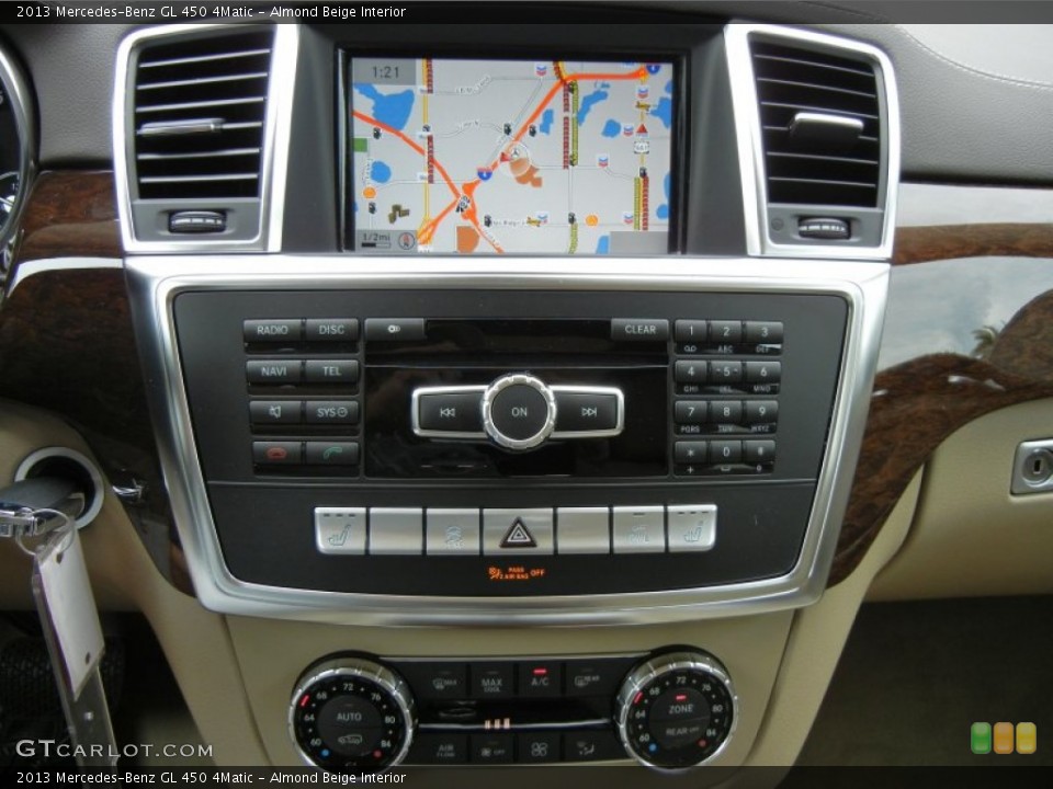 Almond Beige Interior Controls for the 2013 Mercedes-Benz GL 450 4Matic #72380004