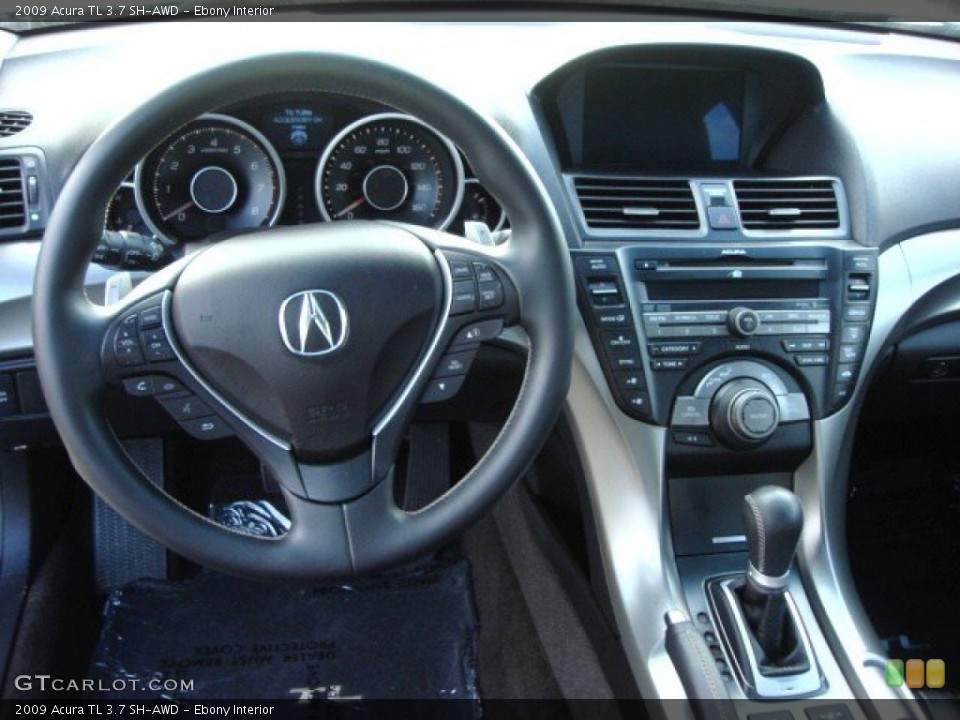 Ebony Interior Dashboard for the 2009 Acura TL 3.7 SH-AWD #72380667