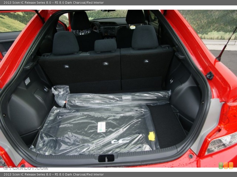 RS 8.0 Dark Charcoal/Red Interior Trunk for the 2013 Scion tC Release Series 8.0 #72380745