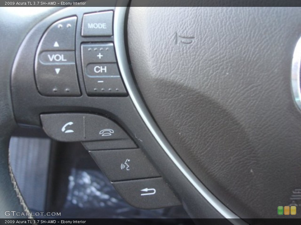 Ebony Interior Controls for the 2009 Acura TL 3.7 SH-AWD #72380890