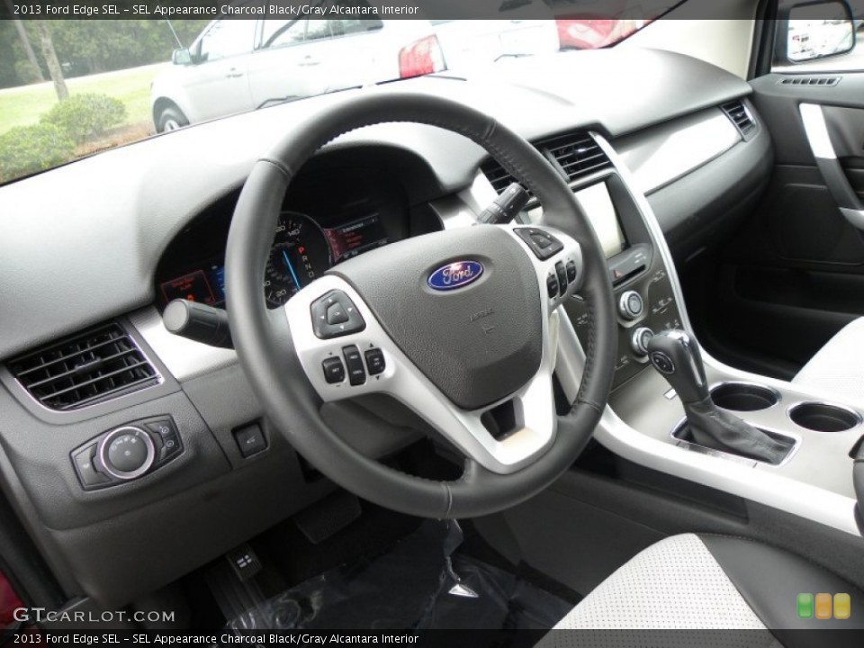 SEL Appearance Charcoal Black/Gray Alcantara Interior Dashboard for the 2013 Ford Edge SEL #72381105