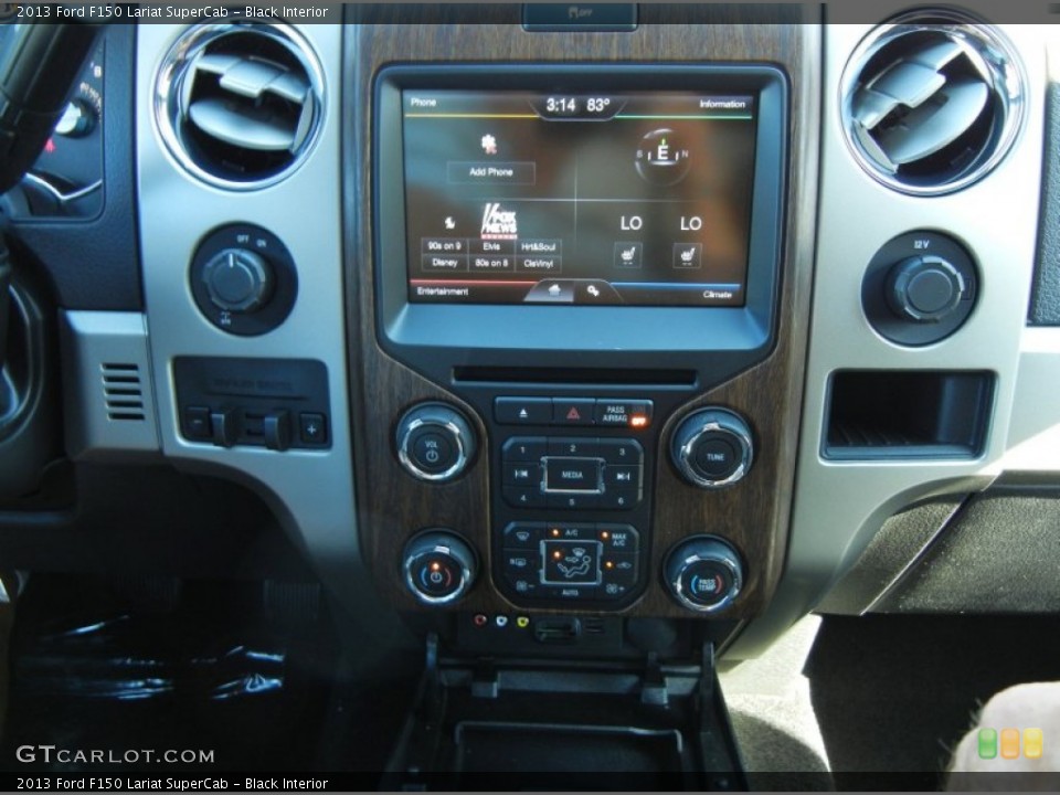 Black Interior Controls for the 2013 Ford F150 Lariat SuperCab #72381201