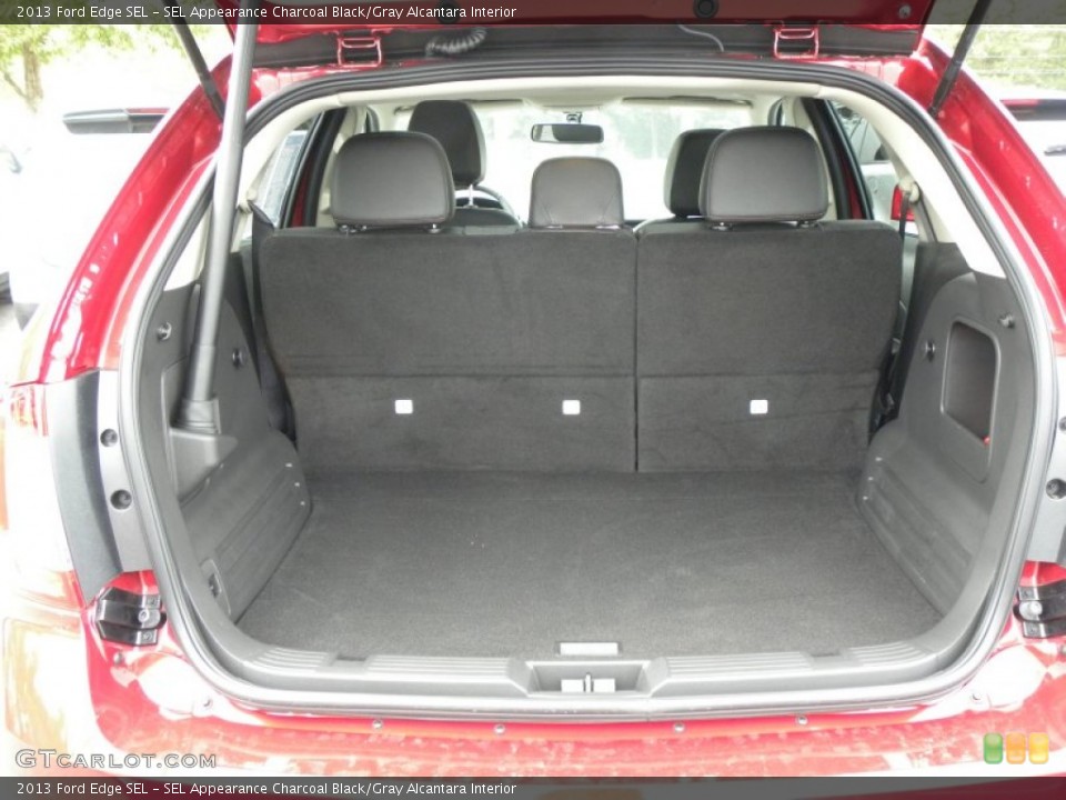 SEL Appearance Charcoal Black/Gray Alcantara Interior Trunk for the 2013 Ford Edge SEL #72381427