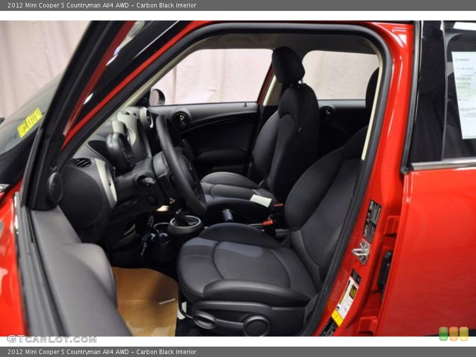 Carbon Black Interior Photo for the 2012 Mini Cooper S Countryman All4 AWD #72382515