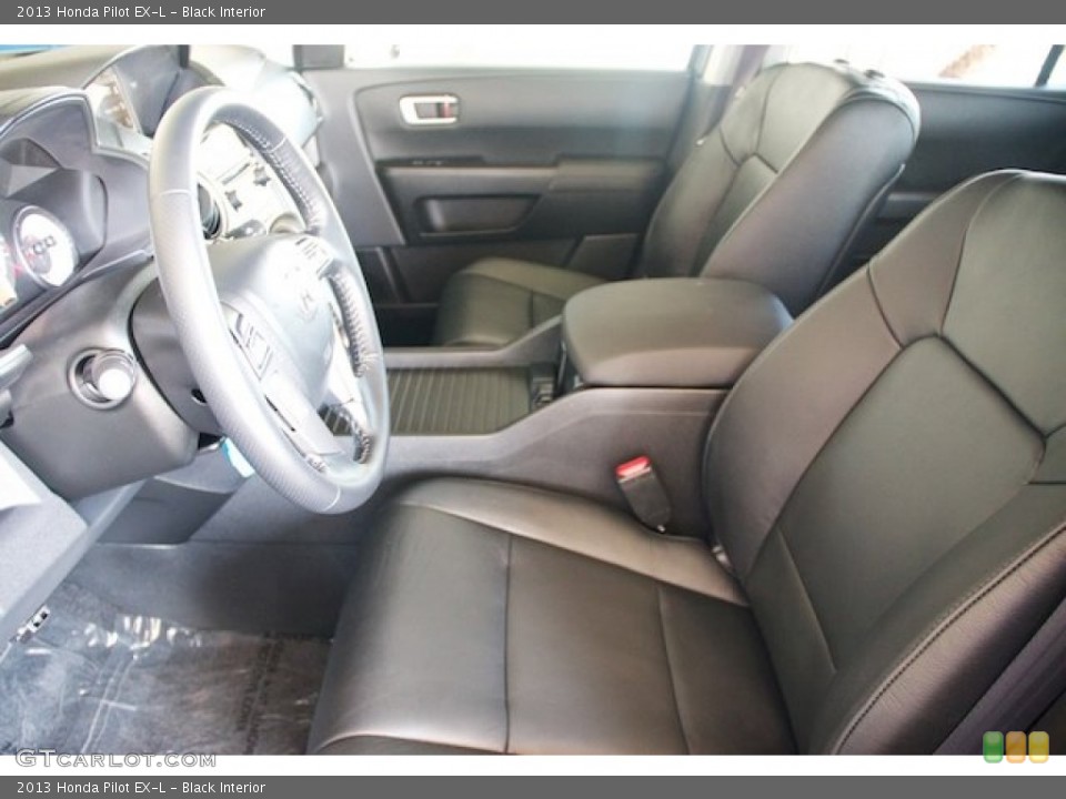 Black Interior Front Seat for the 2013 Honda Pilot EX-L #72382927