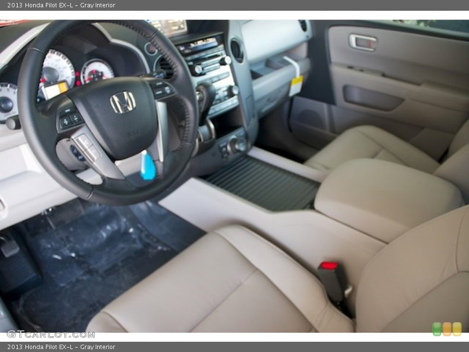 Gray Interior Prime Interior for the 2013 Honda Pilot EX-L #72383455