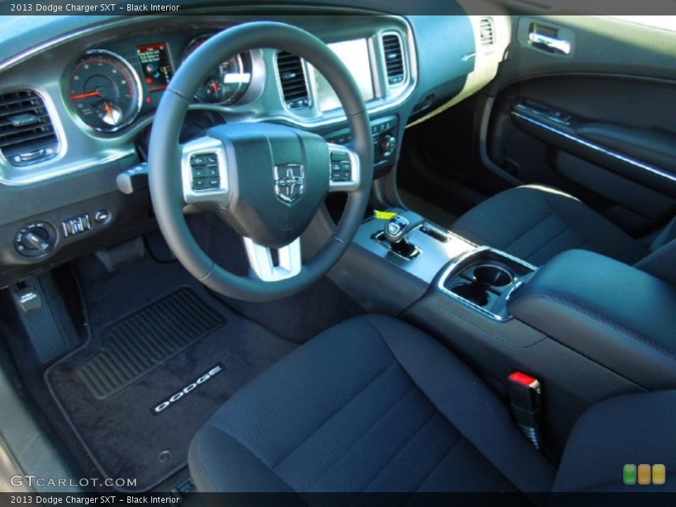 Black Interior Prime Interior for the 2013 Dodge Charger SXT #72384066