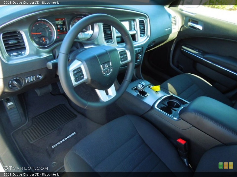 Black Interior Prime Interior for the 2013 Dodge Charger SE #72384764