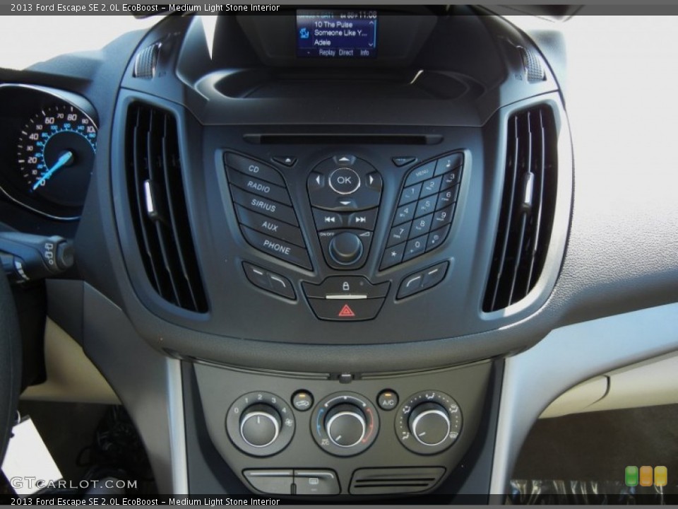 Medium Light Stone Interior Controls for the 2013 Ford Escape SE 2.0L EcoBoost #72385188