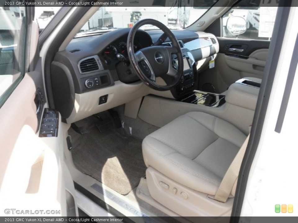 Cocoa/Light Cashmere Interior Photo for the 2013 GMC Yukon XL Denali AWD #72385218