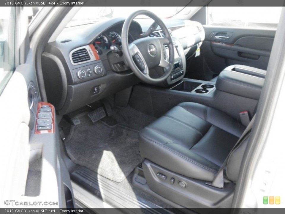 Ebony Interior Prime Interior for the 2013 GMC Yukon XL SLT 4x4 #72385947