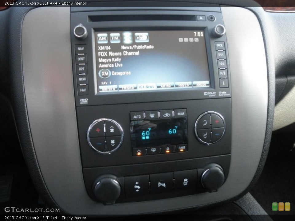 Ebony Interior Controls for the 2013 GMC Yukon XL SLT 4x4 #72385986
