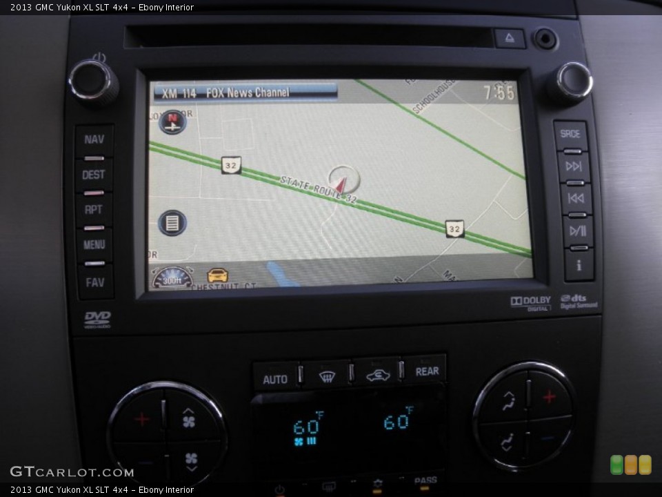 Ebony Interior Navigation for the 2013 GMC Yukon XL SLT 4x4 #72386007