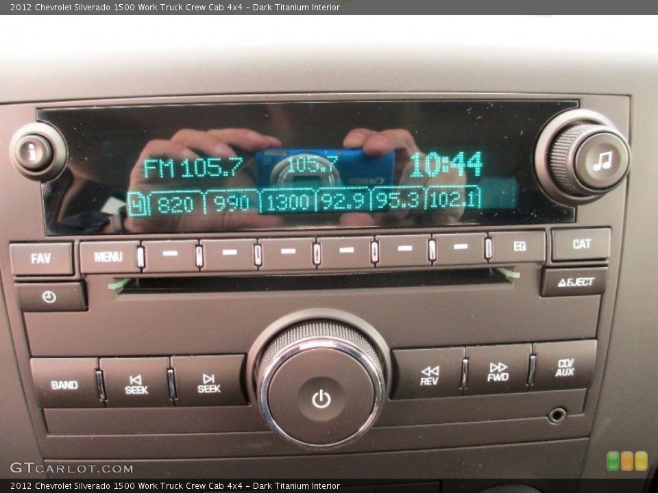 Dark Titanium Interior Audio System for the 2012 Chevrolet Silverado 1500 Work Truck Crew Cab 4x4 #72387339