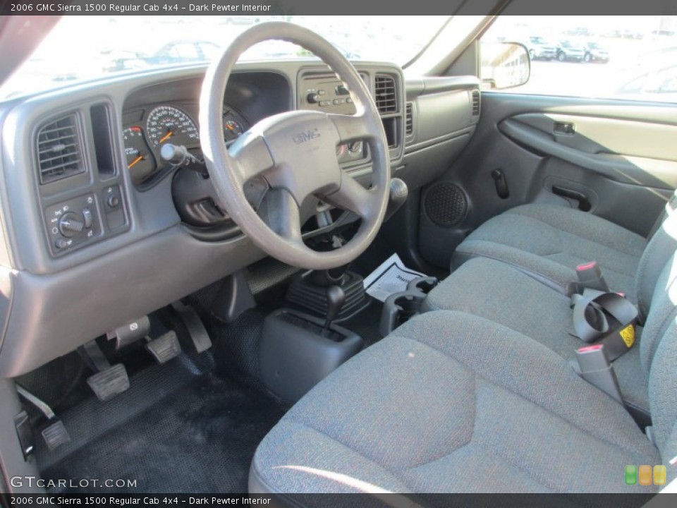 Dark Pewter Interior Prime Interior for the 2006 GMC Sierra 1500 Regular Cab 4x4 #72390534