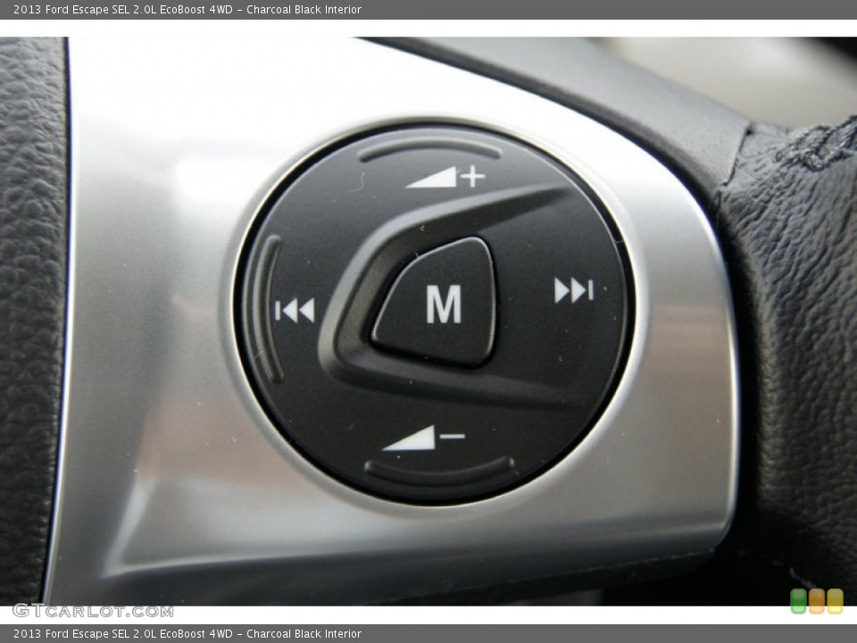 Charcoal Black Interior Controls for the 2013 Ford Escape SEL 2.0L EcoBoost 4WD #72392958