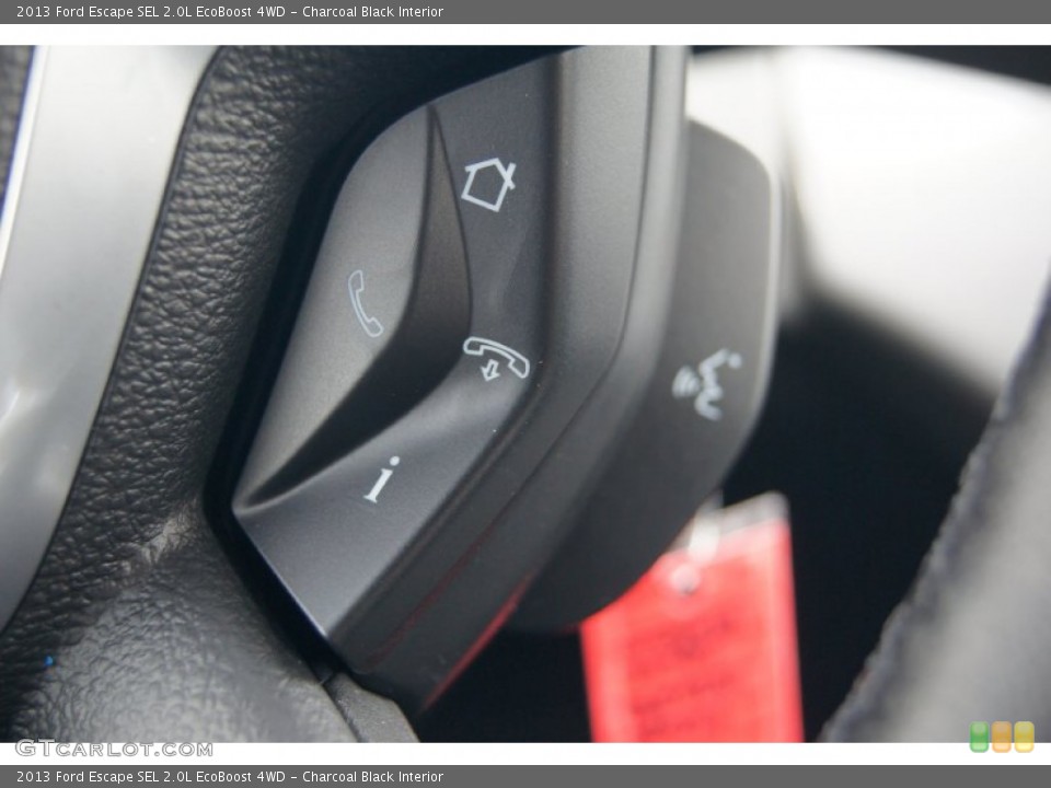 Charcoal Black Interior Controls for the 2013 Ford Escape SEL 2.0L EcoBoost 4WD #72392970