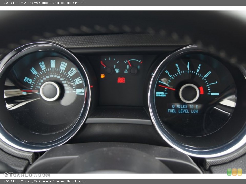 Charcoal Black Interior Gauges for the 2013 Ford Mustang V6 Coupe #72393411