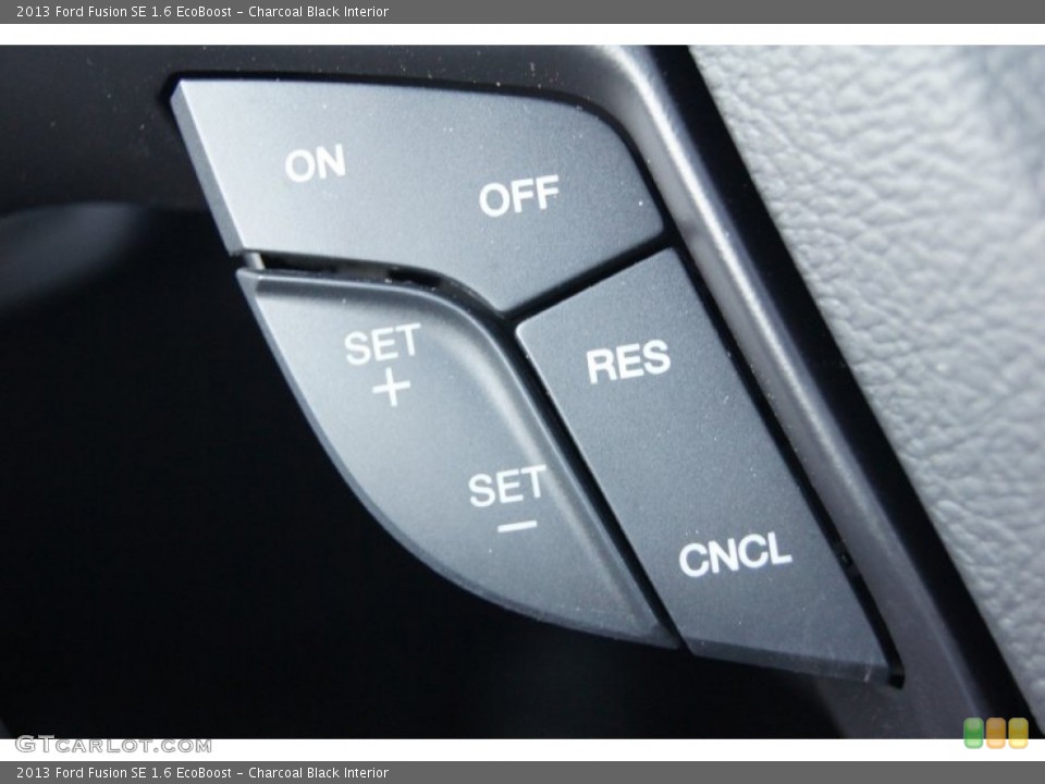 Charcoal Black Interior Controls for the 2013 Ford Fusion SE 1.6 EcoBoost #72393756