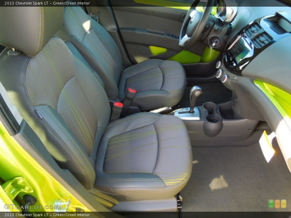 Green/Green Interior Front Seat for the 2013 Chevrolet Spark LT #72394545