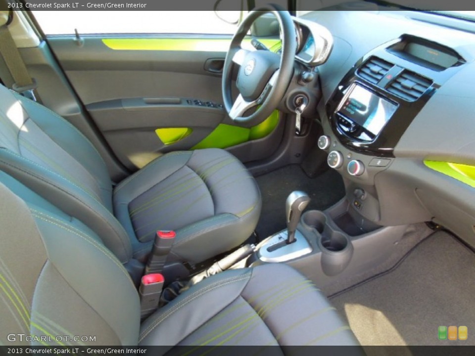 Green/Green Interior Front Seat for the 2013 Chevrolet Spark LT #72394552