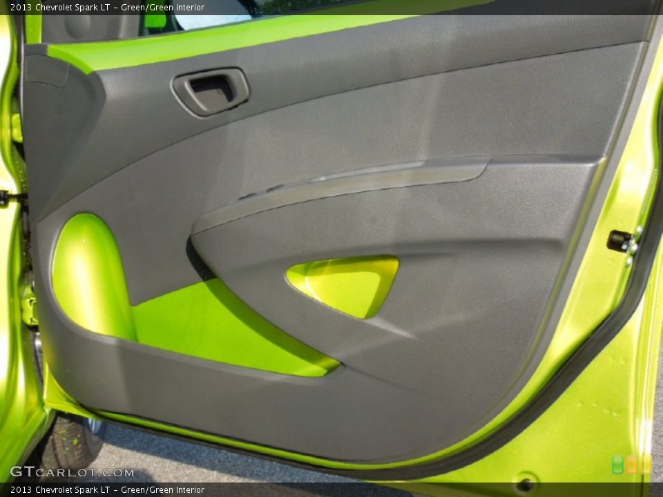 Green/Green Interior Door Panel for the 2013 Chevrolet Spark LT #72394563