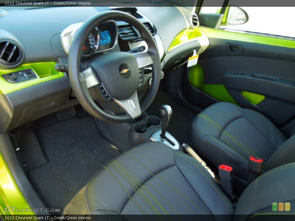 Green/Green Interior Prime Interior for the 2013 Chevrolet Spark LT #72394587