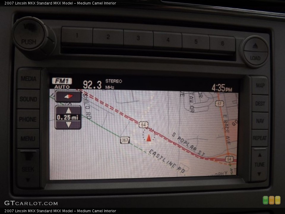 Medium Camel Interior Navigation for the 2007 Lincoln MKX  #72395031
