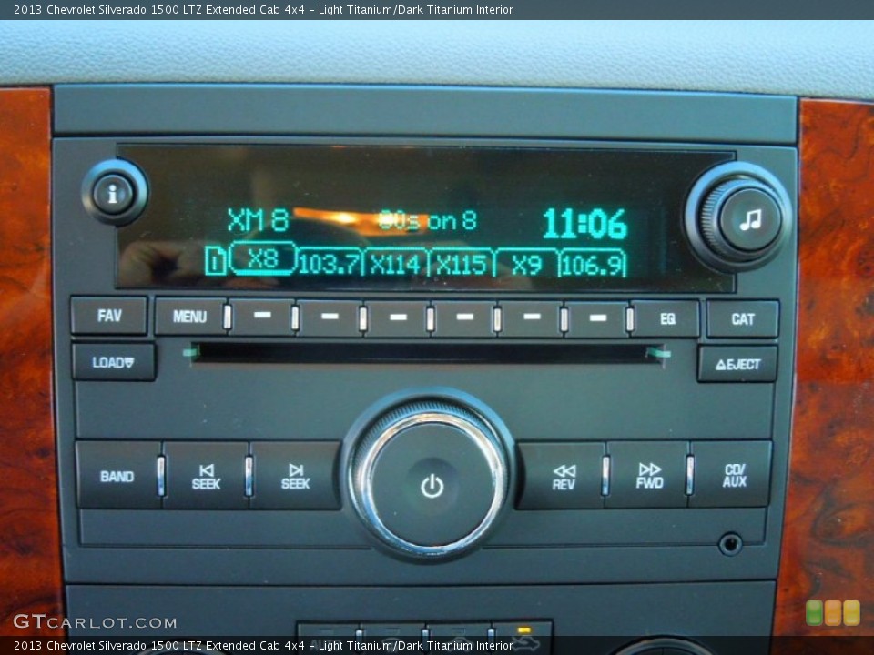 Light Titanium/Dark Titanium Interior Audio System for the 2013 Chevrolet Silverado 1500 LTZ Extended Cab 4x4 #72395196