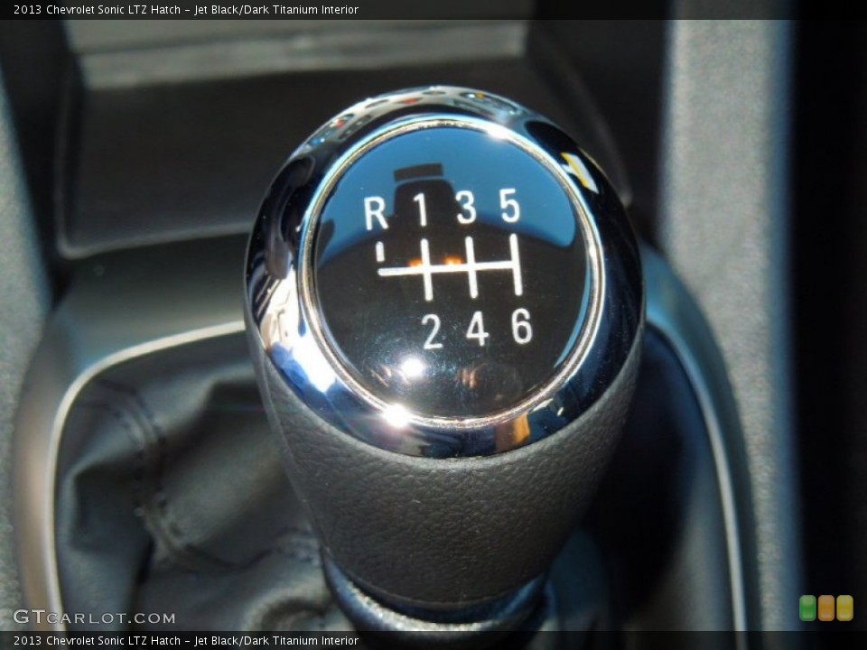 Jet Black/Dark Titanium Interior Transmission for the 2013 Chevrolet Sonic LTZ Hatch #72395550