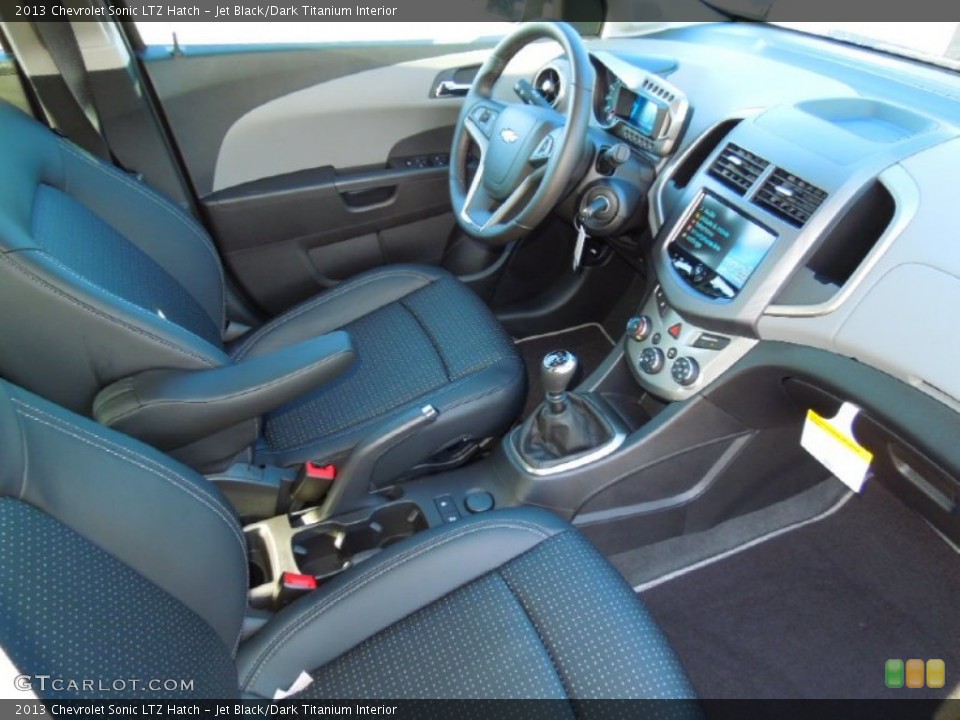 Jet Black/Dark Titanium Interior Photo for the 2013 Chevrolet Sonic LTZ Hatch #72395616