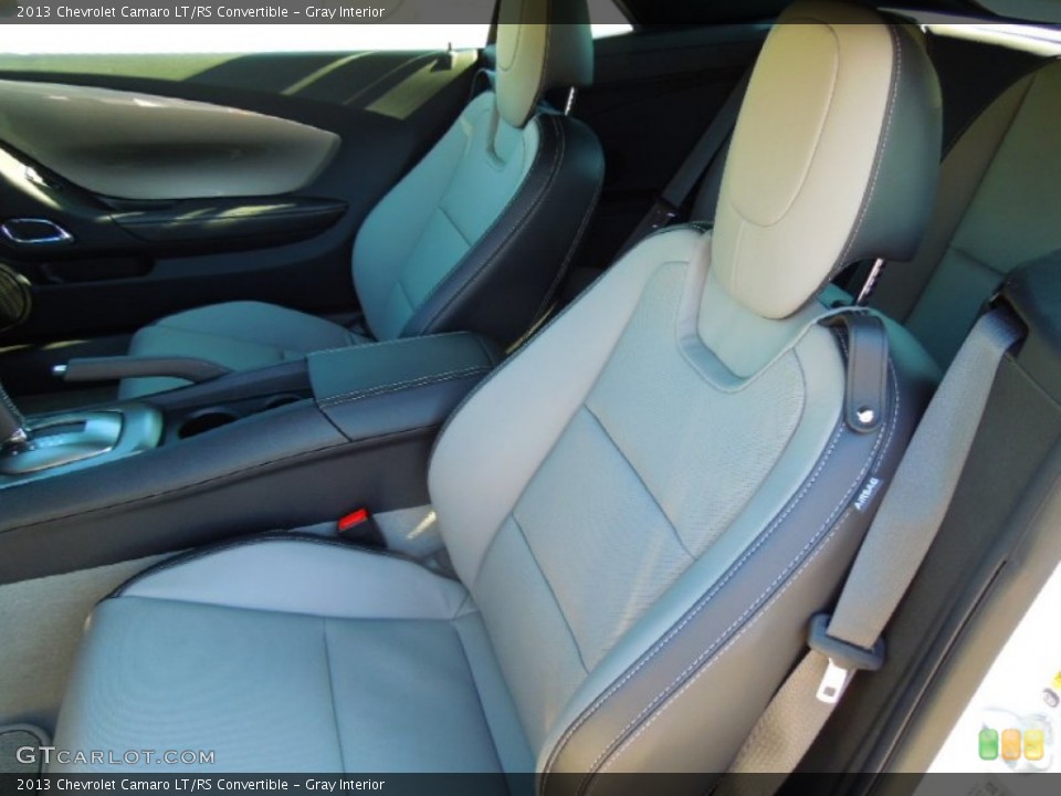 Gray Interior Front Seat for the 2013 Chevrolet Camaro LT/RS Convertible #72396033