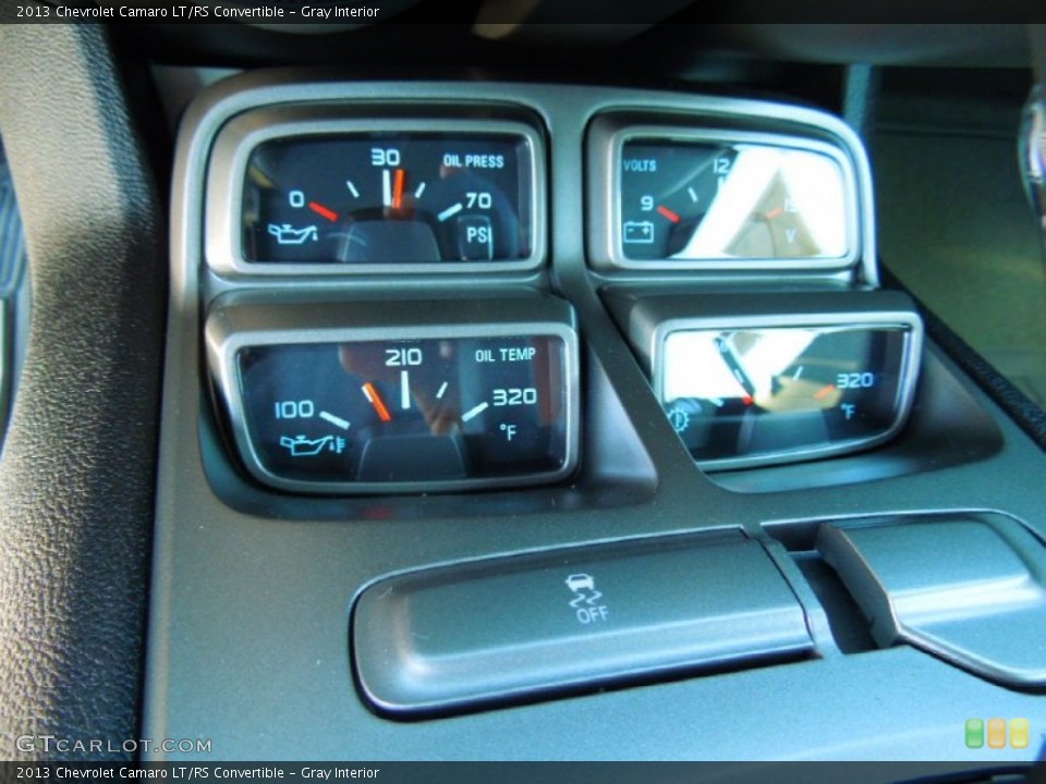 Gray Interior Gauges for the 2013 Chevrolet Camaro LT/RS Convertible #72396057