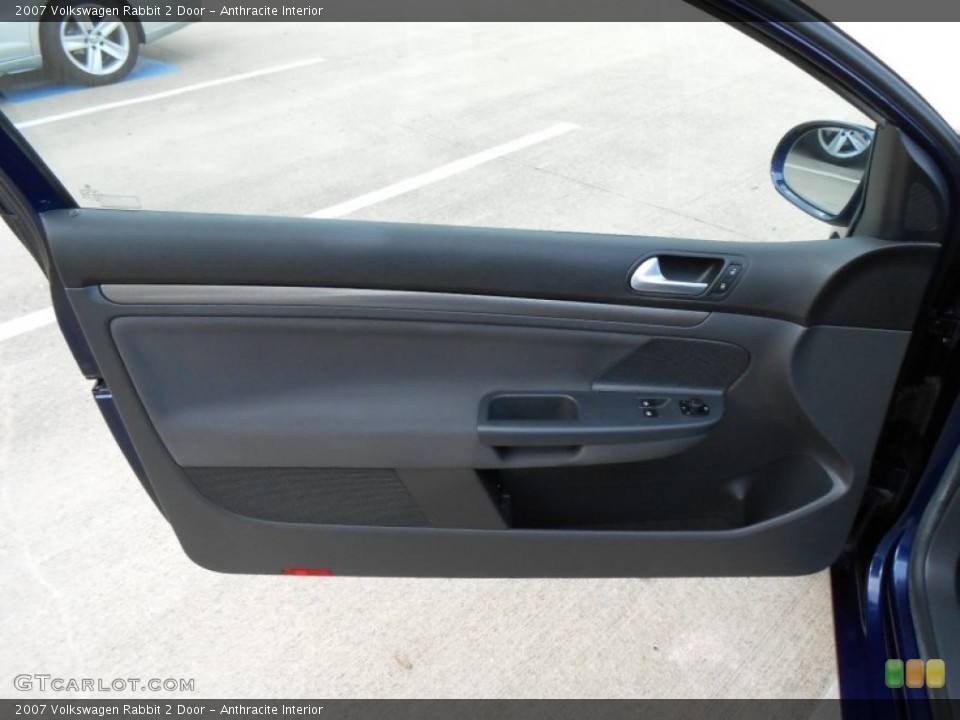 Anthracite Interior Door Panel for the 2007 Volkswagen Rabbit 2 Door #72398756