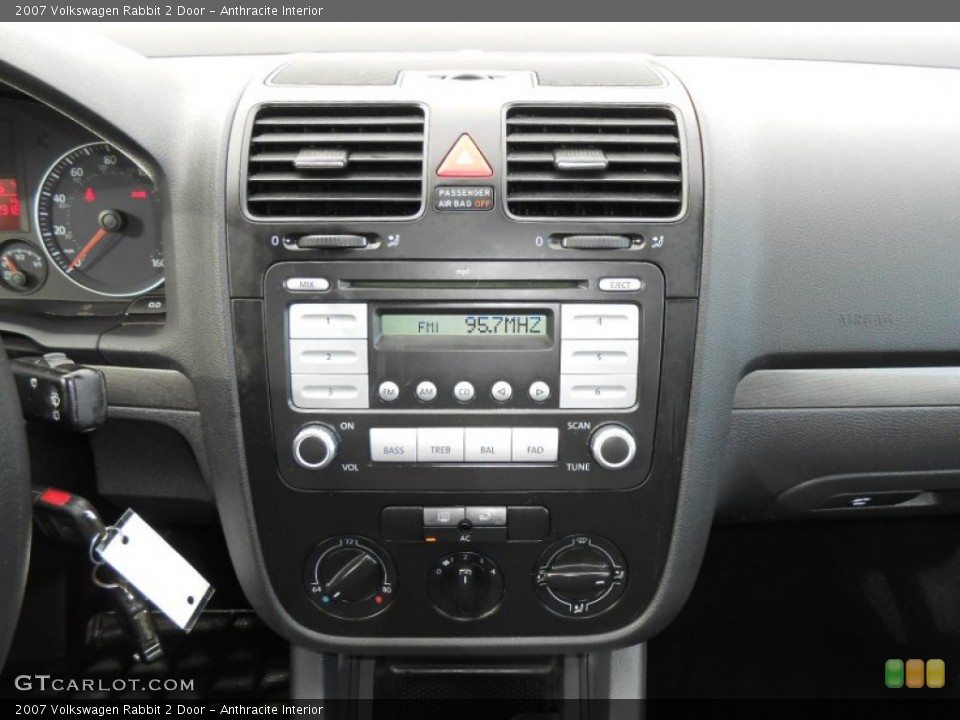 Anthracite Interior Controls for the 2007 Volkswagen Rabbit 2 Door #72398960