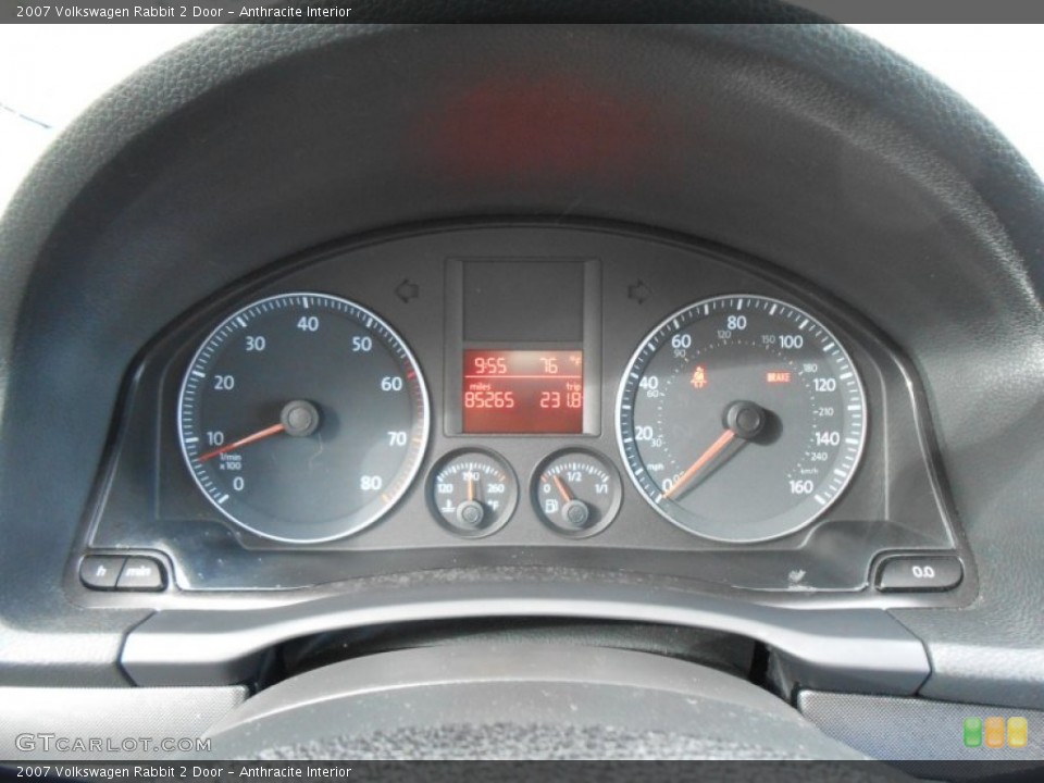 Anthracite Interior Gauges for the 2007 Volkswagen Rabbit 2 Door #72399023