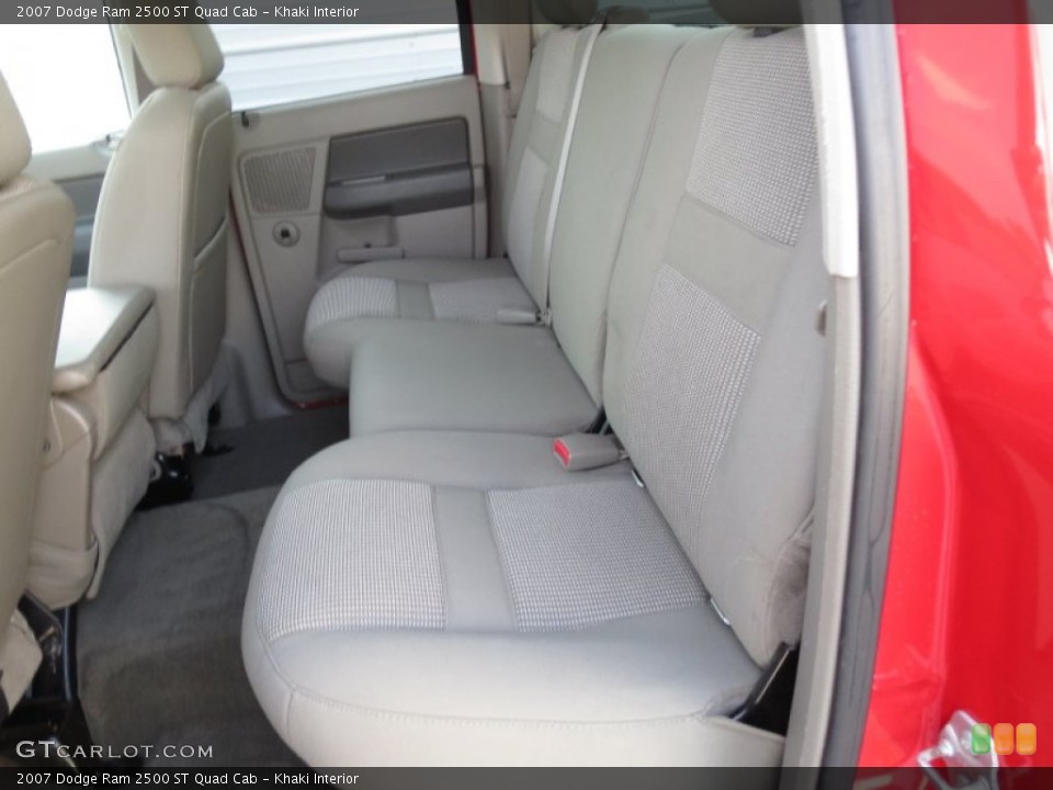 Khaki Interior Rear Seat for the 2007 Dodge Ram 2500 ST Quad Cab #72399917